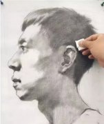 美术绘画之眉骨和勾填色画法特点教学